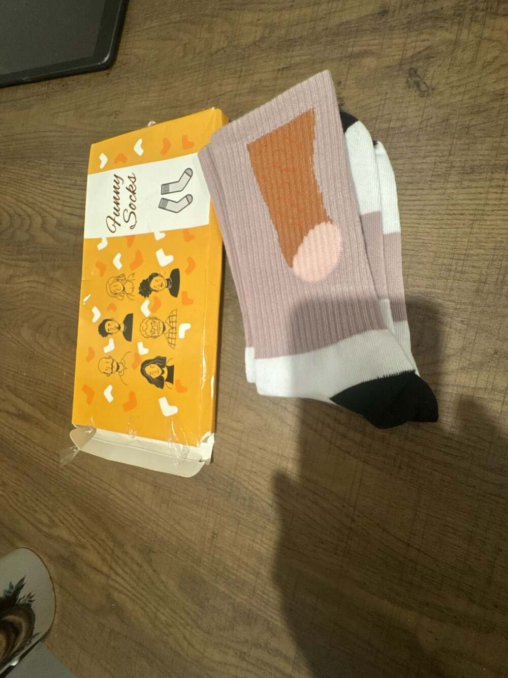 Funny Socks Novelty Crew Socks with Box
